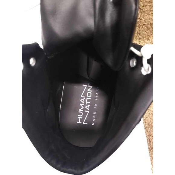 Human Nation Gender Neutral Shoes Leather Made in Italy *Rare* Sz 12M 14W - Picture 6 of 9